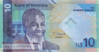 Namibia - 10  Namibia Dollars (#020a_UNC)