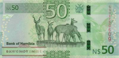 Namibia - 50  Namibia Dollars (#022a_UNC)
