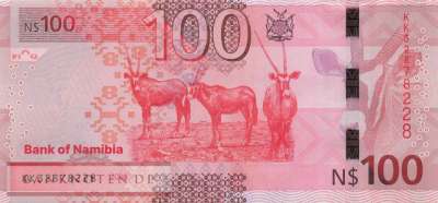 Namibia - 100  Namibia Dollars (#023b_UNC)
