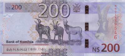 Namibia - 200  Namibia Dollars (#024a_UNC)