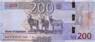 Namibia - 200  Namibia Dollars (#024b_UNC)