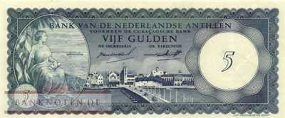 Niederländische Antillen - 5  Gulden (#001a-1_XF)