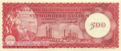 Netherlands Antilles - 500  Gulden (#007a_UNC)