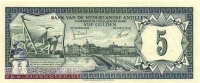 Niederländische Antillen - 5  Gulden (#008b_UNC)
