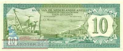 Netherlands Antilles - 10  Gulden (#016a_UNC)