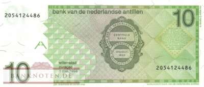 Netherlands Antilles - 10  Gulden (#023c_UNC)
