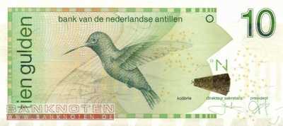 Netherlands Antilles - 10  Gulden (#028d_UNC)