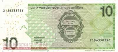 Niederländische Antillen - 10  Gulden (#028e_UNC)