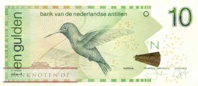 Netherlands Antilles - 10  Gulden (#028h_UNC)