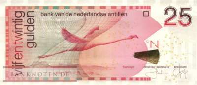 Netherlands Antilles - 25  Gulden (#029g_UNC)