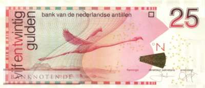 Netherlands Antilles - 25  Gulden (#029i_UNC)