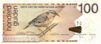 Niederländische Antillen - 100  Gulden (#031f_UNC)