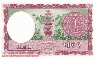 Nepal - 1  Rupee (#008_UNC)