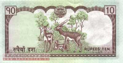 Nepal - 10  Rupees (#061b_UNC)