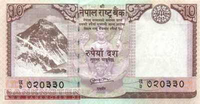 Nepal - 10  Rupees (#061b_UNC)
