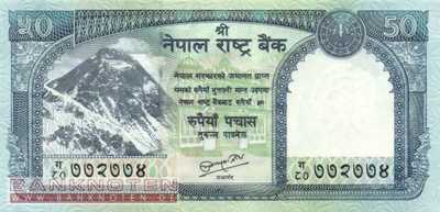 Nepal - 50  Rupees (#063b_UNC)
