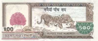 Nepal - 500  Rupees (#065_UNC)