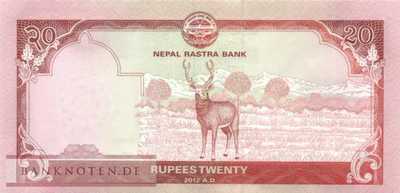 Nepal - 20  Rupees (#071_UNC)