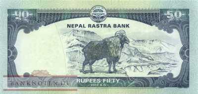 Nepal - 50  Rupees (#072_UNC)