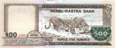Nepal - 500  Rupees (#074_UNC)