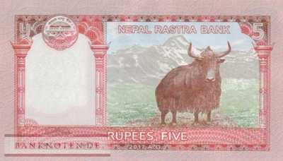Nepal - 5  Rupees (#076a_UNC)