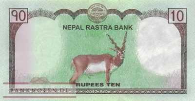 Nepal - 10  Rupees (#077a_UNC)