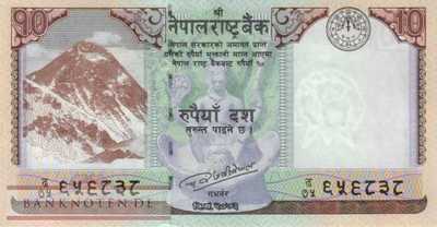 Nepal - 10  Rupees (#077a_UNC)