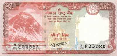 Nepal - 20  Rupees (#078a_UNC)