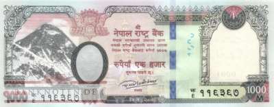 Nepal - 1.000  Rupees (#082_UNC)