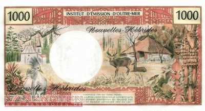 Neue Hebriden - 1.000  Francs (#020d_UNC)