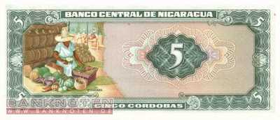 Nicaragua - 5  Cordobas (#122_UNC)