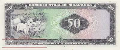 Nicaragua - 50  Cordobas (#130_UNC)