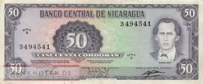 Nicaragua - 50  Cordobas (#130_VF)