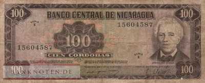 Nicaragua - 100  Cordobas (#132_F)