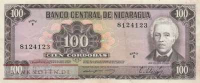 Nicaragua - 100  Cordobas (#132_VF)