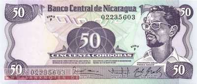 Nicaragua - 50 Cordobas (#140_UNC)