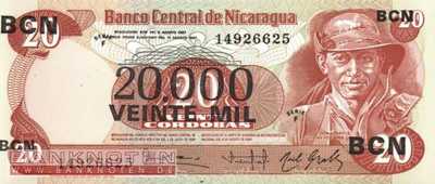 Nicaragua - 20.000  Cordobas (#147_UNC)