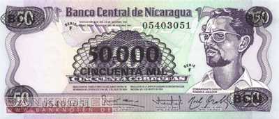 Nicaragua - 50.000  Cordobas (#148_UNC)