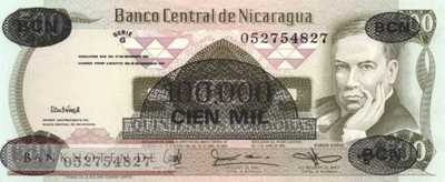 Nicaragua - 100.000  Cordobas (#149_UNC)