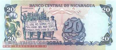 Nicaragua - 20  Cordobas (#152_UNC)