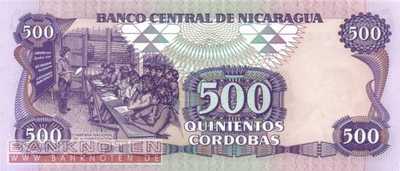 Nicaragua - 500  Cordobas (#155_UNC)