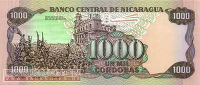 Nicaragua - 1.000  Cordobas (#156b_UNC)
