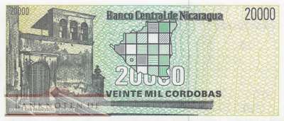 Nicaragua - 20.000  Cordobas (#160_UNC)