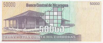 Nicaragua - 50.000  Cordobas (#161_UNC)