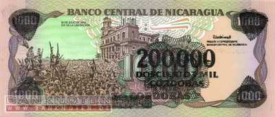 Nicaragua - 200.000  Cordobas (#162_UNC)