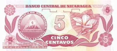 Nicaragua - 5 Centavos (#168a-U1_UNC)