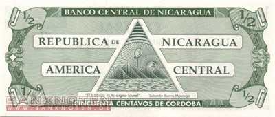 Nicaragua - 1/2  Cordobas (#171_UNC)