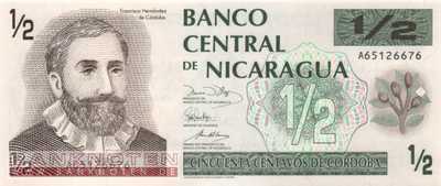 Nicaragua - 1/2  Cordobas (#171_UNC)