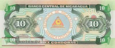 Nicaragua - 10  Cordobas (#175_UNC)