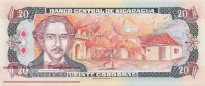 Nicaragua - 20  Cordobas (#182_UNC)